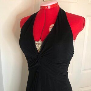 Cache formal black gown - mid to late 90's designer vintage item